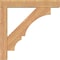 Ekena Millwork Balboa Block Smooth Bracket w/ Offset Brace, Western Red Cedar, 5 1/2"W x 30"D x 30"H BKT0604X30X30BOA05SWR - alternate 2